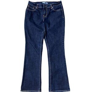 Sz.6 Short*Old Navy--The Flirt*Dark Blue Bootcut Jeans--Mid-Rise